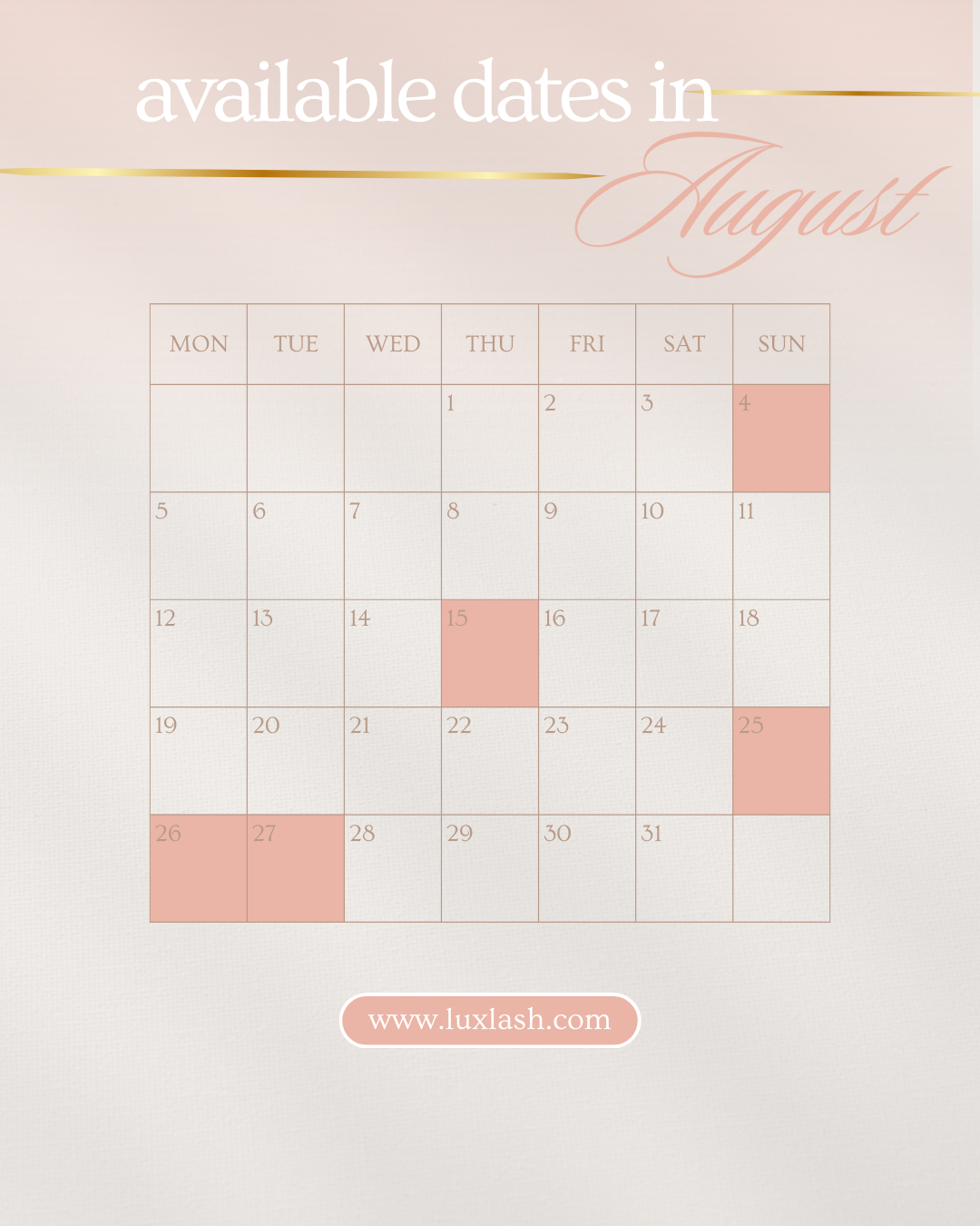 Feminine Luxury Instagram Post Templates – Canva Editable (10-Pack)