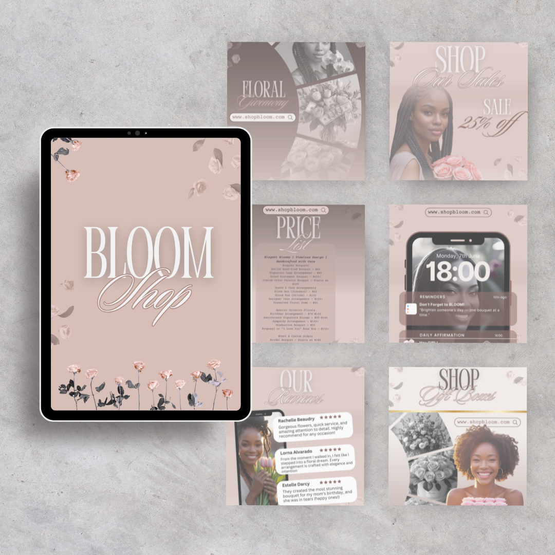She Blooms — Visual Identity Kit