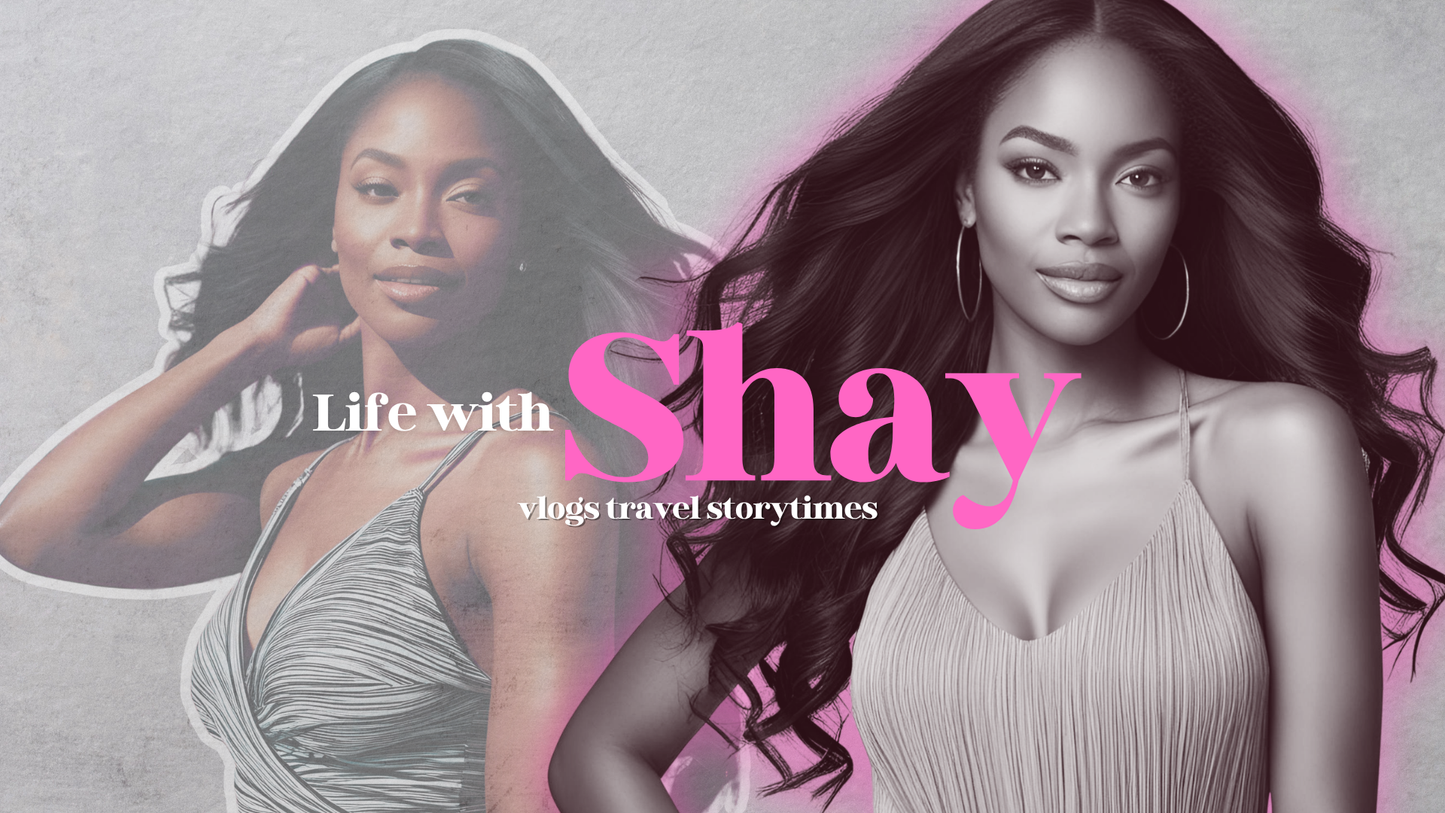 Black Gworl Luxury YouTube Kit – Intro, Outro & Banner– Editable YouTube Kit