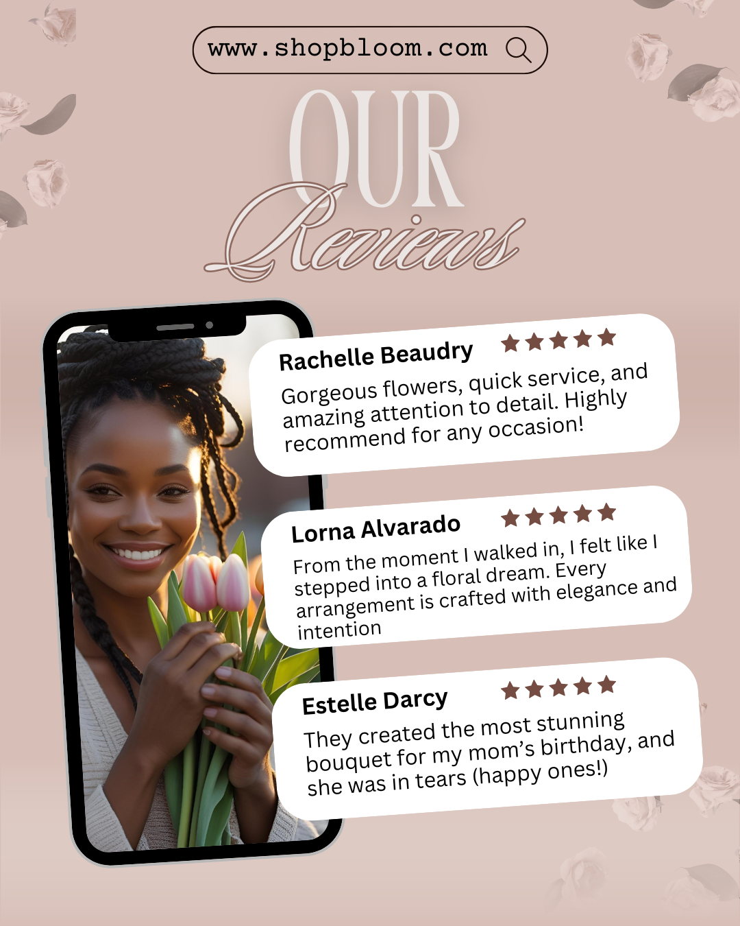 She Blooms Instagram Post Templates – Canva Editable (10-Pack)