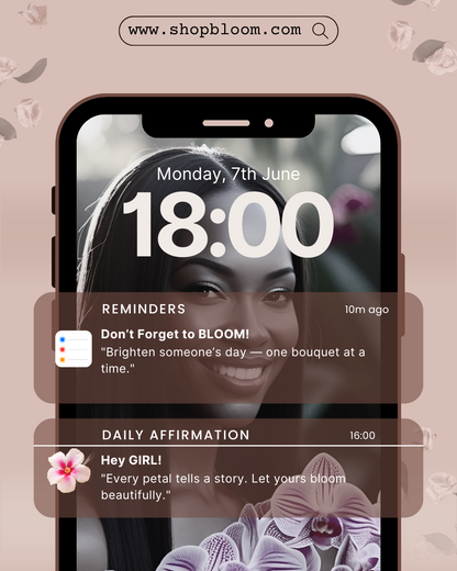 She Blooms Instagram Post Templates – Canva Editable (10-Pack)