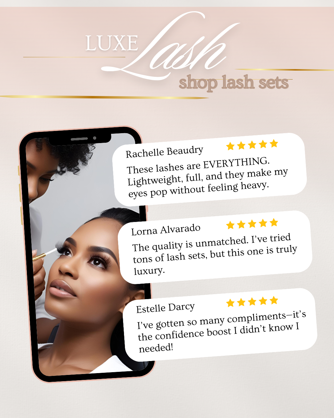 Feminine Luxury Instagram Post Templates – Canva Editable (10-Pack)