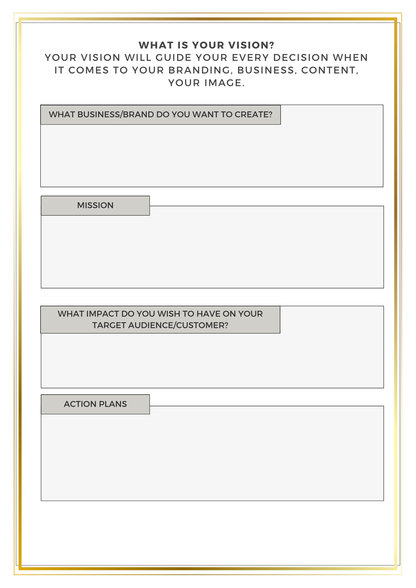 Your Brand is Who You Are – Brand Builder Blueprint (e-book)