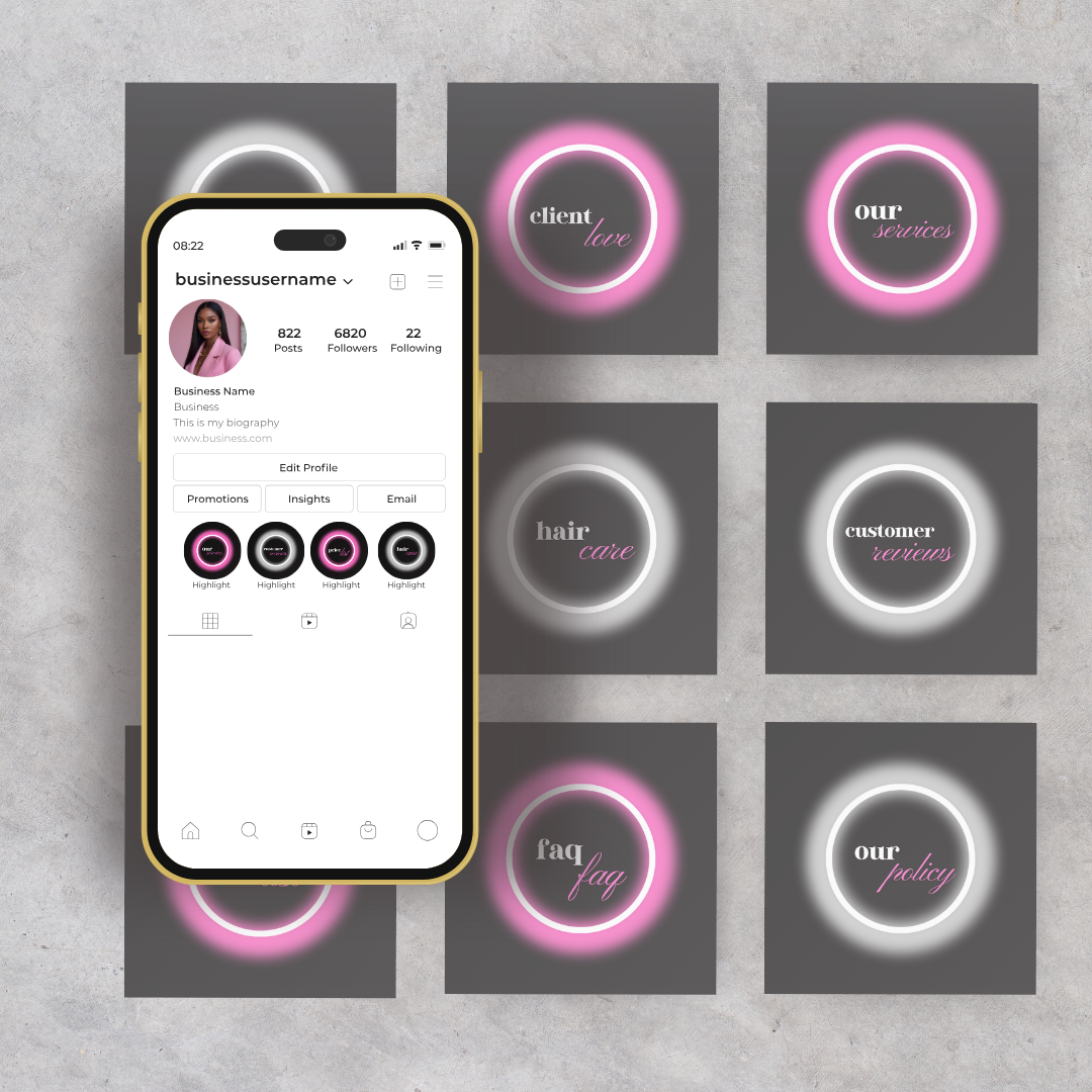 Black Gworl Luxury — Visual Identity Kit