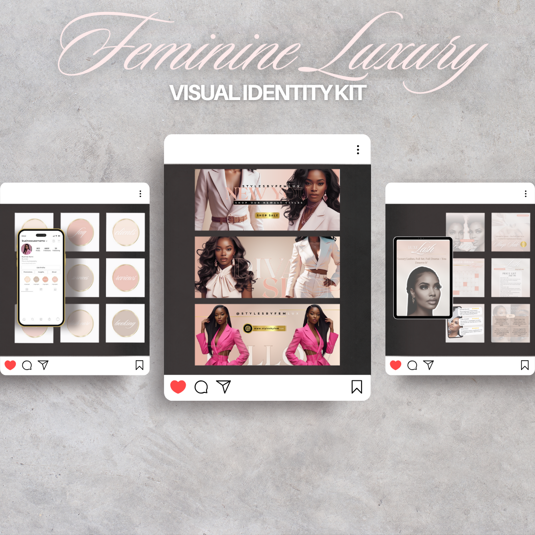 Feminine Luxury — Visual Identity Kit